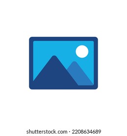 photo icon , gallery icon vector