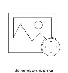 Photo icon illustration design