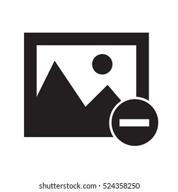 Photo icon illustration design