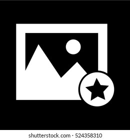 Photo icon illustration design