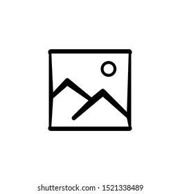 Photo icon. Image attachment symbol