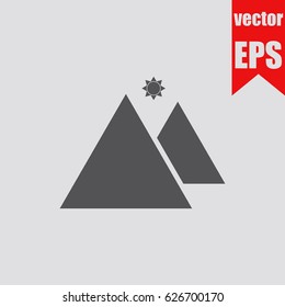 Photo icon infographic isolated in flat style.Vector illustration.
