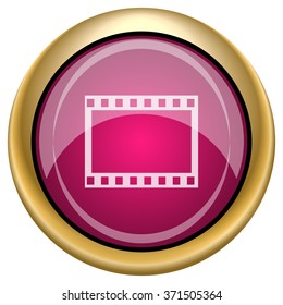 Photo icon. Internet button on white background. EPS10 vector.