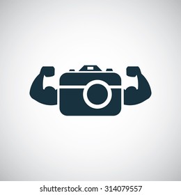photo icon, on white background