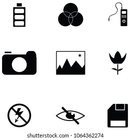 photo icon set