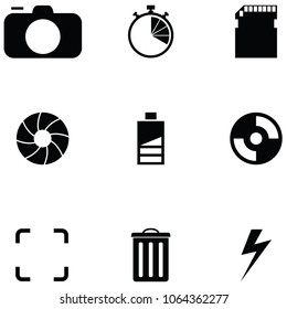 photo icon set