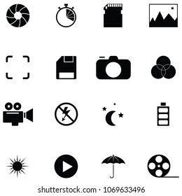 photo icon set