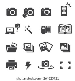 photo icon set