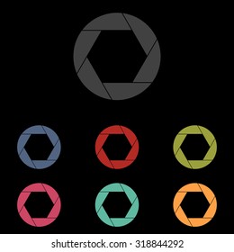 Photo icon set