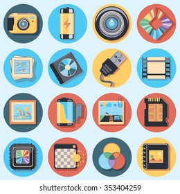 photo icon set
