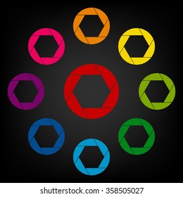 Photo icon set
