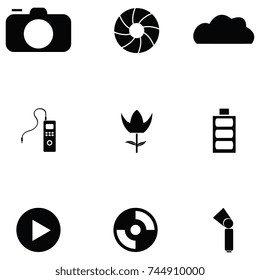 photo icon set