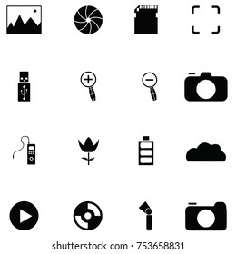 photo icon set