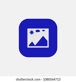 photo icon vector