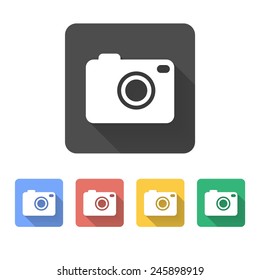 Photo icon. Vector.