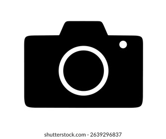 photo icon. vector camera icon with trendy design