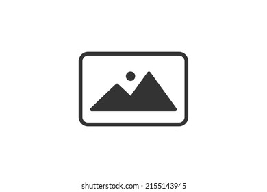 icono de foto de estilo moderno vectorial.