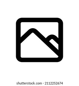 photo icon, Web icon, Technology vector illustration