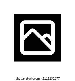 photo icon, Web icon, Technology vector illustration