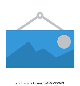 photo icons color or logo illustration flat color style