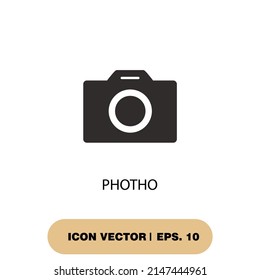 símbolo de iconos de foto elementos vectoriales para web infográfica