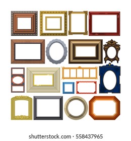Photo or image frame vector.