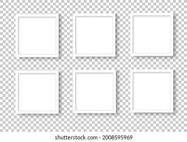 Fotografía de la imagen. Imagen de pared que se burla del objeto de composición de fotografías con sombra. Ilustrador de vectores.