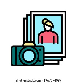 photo leisure color icon vector.  isolated symbol illustration