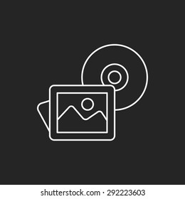 photo line icon