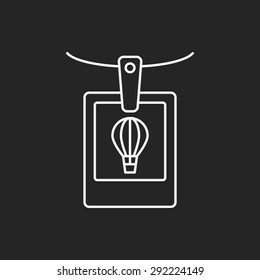 photo line icon
