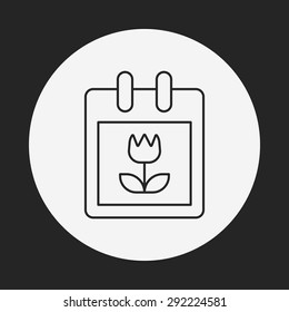 photo line icon