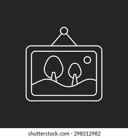 photo line icon