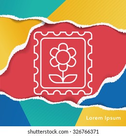photo line icon