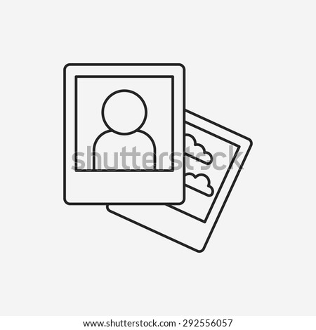 photo line icon