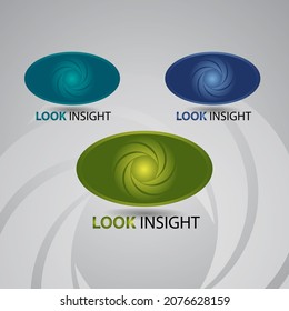 Photo logo template. Colorful diaphragm icon. Vector illustration