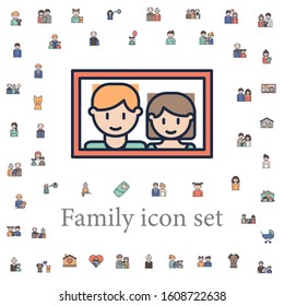 photo of lovers icon. family icons universal set for web and mobile