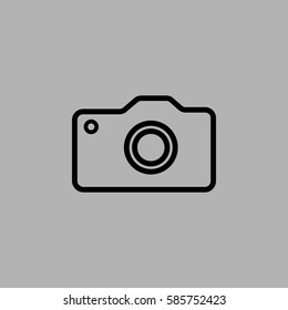 Photo Machine Isolated On Gray Background