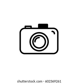 Photo Machine. Manual Using Modern Photo. White And Black Icon