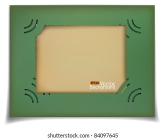 Photo for memory. vector