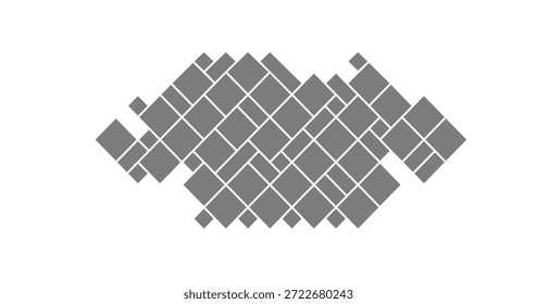 Photo mosaic with collage and template for creative background. Tile mood and vintage for banner illustration. Mockup layout and vector for education presentation design.