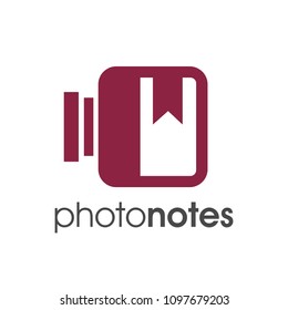 Photo Notes Bookmark Image Symbol Stock Vector (Royalty Free ...