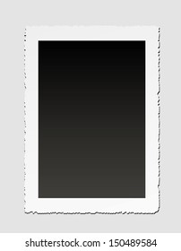 Photo on a gray background