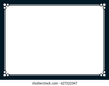 Photo picture art frame border passe-partout vector simple