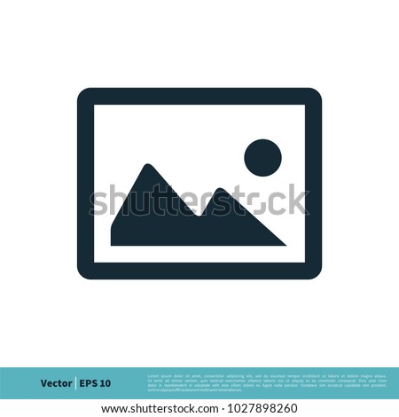 Photo Picture Image Icon Vector Logo Template Illustration Design. Vector EPS 10.