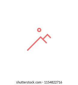 photo picture line vector icon