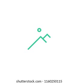 photo picture line vector icon
