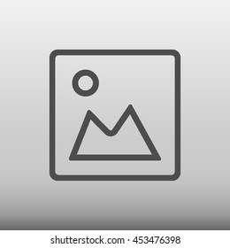 Photo Picture Vector Icon Illustration