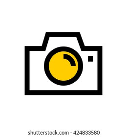 Photo presentation line icon. Pixel perfect fully editable vector icon suitable for websites, info graphics and print media.