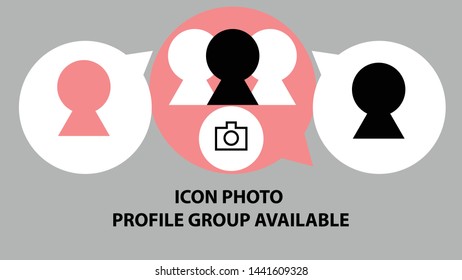 Photo Profile Available Icon Vector for website or Platform social media