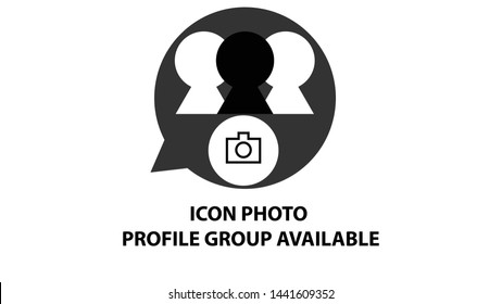 Photo Profile Available Icon Vector for website or Platform social media